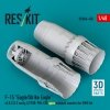 RESKIT RSU48-0450 F-15 Eagle/Strike Eagle (A,B,C,D,E early,J) F100-PW-220 open exhaust nozzles for GWH kit (3D Printed) 1/48